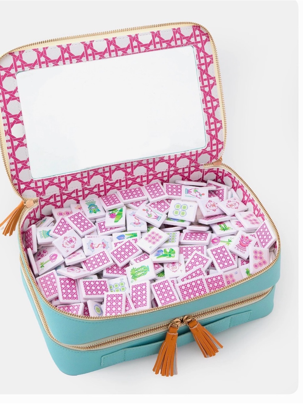 Poppy Debutant Mahjong Tiles